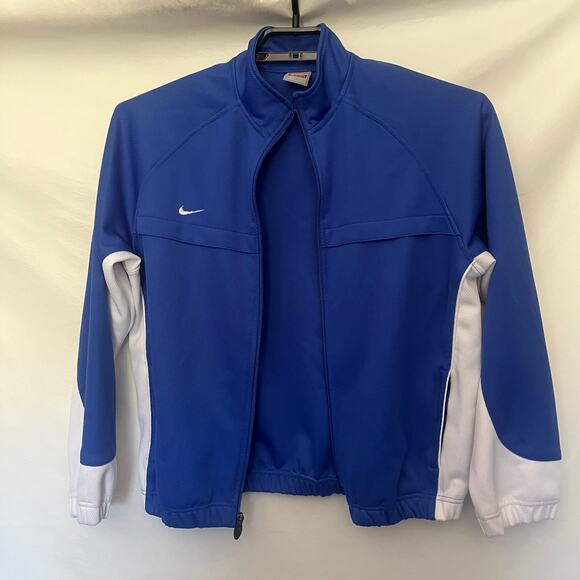 Vtg Y2K Nike Youth Track Jacket Sz XL Swoosh Retro Street Athleisure Zip Up - Picture 2 of 13